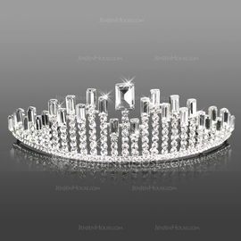 Headpieces Attractive Clear Crystals Wedding Bridal Tiara (042005465)