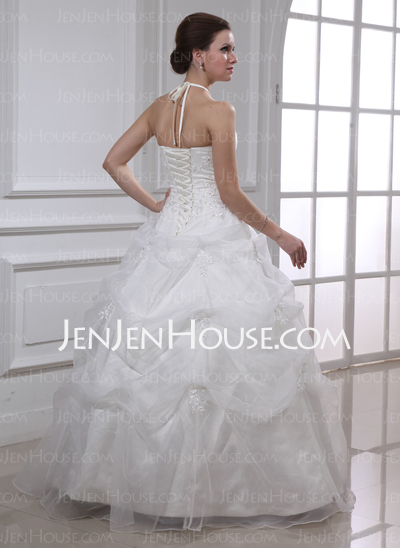 De baile Frente única Vestidos longo Organza cetim Vestido quinceanera com Pregueado Renda Beading (021002861)