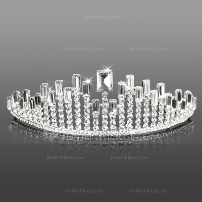 Headpieces Attractive Clear Crystals Wedding Bridal Tiara (042005465)