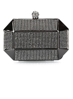 Charming Metal with Crystal Evening Handbag/Clutches (012025187)
