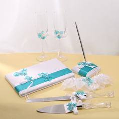 Wedding Collection Set Com Flores Acrílico - 5 Peças (100022566)