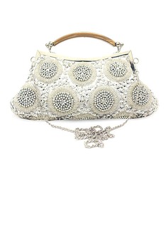 Satin Charme con Liste e paillettes borsa da sera / frizioni (altri colori) (012025178)