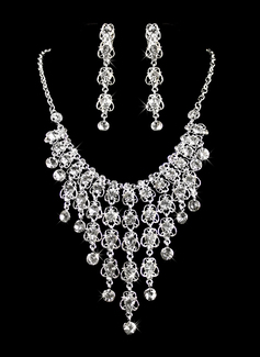 Jóias (Gorgeous Alloy With Czech Rhinestones Wedding Bridal Jewelry 011005476)