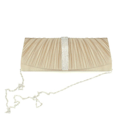 Satin With Rhinestone/ Bowknot Evening Handbags/ Clutches More Colors Available (012016231)