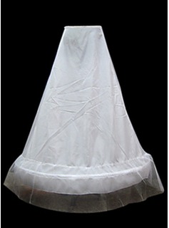 Nylon A-Line 1 Tier Floor-length Slip Style/ Wedding Petticoats (037024162)