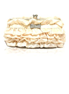 Elegant Polyester Ruffles Evening Handbag/Clutches(More Colors) (012025206)
