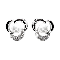 Orecchini Anniversario lega perla Orecchini con Argento (097020249)