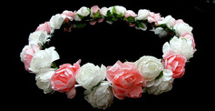 Colorful Lovely Paper Flower Wedding Flower Girl Wreath/ Headpiece (042025219)