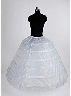 Nylon Ball Gown Full Gown 1 Tier Floor-length Slip Style/ Wedding Petticoats (037004105)