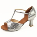 Porpurina Saltos Latino Salão de Baile Sapatos de dança com Correia -T (053011481)