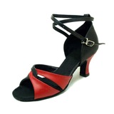 Real Leather Heels Sandals Latin Ballroom Dance Shoes (053009734)