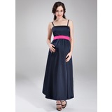 Empire Ankle-Length Charmeuse Maternity Bridesmaid Dress With Sash (045004420)