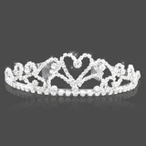 Attractive Clear Crystals Wedding Bridal Tiara (042004259)