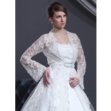 Long Sleeve Lace Wedding Wrap (013022588)