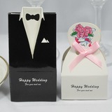 Tuxedo & Gown Favor Box (Set of 12) (050026291)