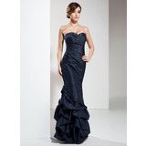 Empire Sweetheart Floor-Length Taffeta Prom Dress With Ruffle Beading Sequins (018004833)