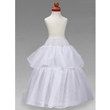 Flower Girl Taffeta Ball Gown 2 Tier Floor-length Slip Style/ Wedding Petticoats (037024153)