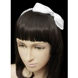 Beautiful Satin With Imitation Pearl Wedding Headbands (042024260)