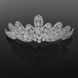Tiaras Special Occasion Rhinestone Silver Headpieces With Clear (042019225)