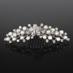 Tiaras Wedding Special Occasion Rhinestone Silver Headpieces With Clear (042019254)