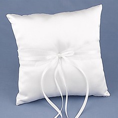 Ring Pillow In White Satin With Sash And Ribbons(103018358)
