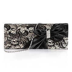 Gorgeous Nylon Clutches With Lace (More Colors) (012025170)