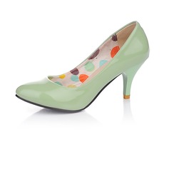 Patent Leather Spool Heel Pumps (085025193)