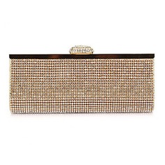 Unique Polyester with Crystals Evening Handbag/Clutches(More Colors) (012025167)