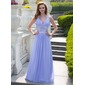 A-formet/Prinsesse V-hals Gulv lengde Chiffon Charmuse Ballkjole med Frynse Beading (018024646) A-formet/Prinsesse V-hals Gulv lengde Chiffon Charmuse Ballkjole med Frynse Beading (018024646)