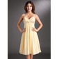 Empire Sweetheart Knee-Length Chiffon Homecoming Dress With Ruffle Beading Sequins (022020701)