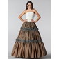 Ball-Gown Strapless Floor-Length Taffeta Lace Quinceanera Dress With Ruffle (021005220) Ball-Gown Strapless Floor-Length Taffeta Lace Quinceanera Dress With Ruffle (021005220)