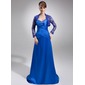 Sheath Sweetheart Sweep Train Charmeuse Mother of the Bride Dress With Ruffle (008006396) Sheath Sweetheart Sweep Train Charmeuse Mother of the Bride Dress With Ruffle (008006396)