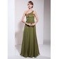 Empire One-Shoulder Floor-Length Chiffon Charmeuse Mother of the Bride Dress With Ruffle Beading (008006106) Empire One-Shoulder Floor-Length Chiffon Charmeuse Mother of the Bride Dress With Ruffle Beading (008006106)
