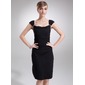 Sheath Cowl Neck Knee-Length Chiffon Mother of the Bride Dress With Ruffle Beading (008005617) Sheath Cowl Neck Knee-Length Chiffon Mother of the Bride Dress With Ruffle Beading (008005617)