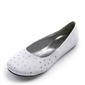 Satin Flat Heel Closed Toe Flats Wedding Shoes With Rhinestone (047005128)