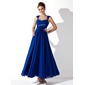 A-Line/Princess V-neck Ankle-Length Chiffon Prom Dress With Ruffle Beading (018020927) A-Line/Princess V-neck Ankle-Length Chiffon Prom Dress With Ruffle Beading (018020927)