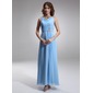 A-Line/Princess Cowl Neck Ankle-Length Chiffon Mother of the Bride Dress With Embroidered Ruffle (008006496) A-Line/Princess Cowl Neck Ankle-Length Chiffon Mother of the Bride Dress With Embroidered Ruffle (008006496)