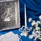 Double Hearts Wedding Pen Set In Resin (101020363)