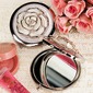 White Rose Cover Chrome Compact Mirror Favor (051020223) White Rose Cover Chrome Compact Mirror Favor (051020223)