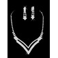 strass collana dignitosa e set orecchino (011006985) strass collana dignitosa e set orecchino (011006985)