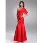 Mermaid One-Shoulder Floor-Length Chiffon Satin Bridesmaid Dress (007001890) Mermaid One-Shoulder Floor-Length Chiffon Satin Bridesmaid Dress (007001890)