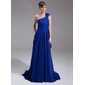 A-Line/Princess One-Shoulder Court Train Chiffon Mother of the Bride Dress With Lace Beading Flower(s) Sequins (008006524) A-Line/Princess One-Shoulder Court Train Chiffon Mother of the Bride Dress With Lace Beading Flower(s) Sequins (008006524)