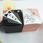 Square Bride & Groom Favor Box With Rhinestone (Set of 12) (050013930)
