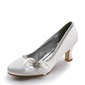 Cetim Salto robusto Fechados Sapatos de casamento com Laço Imitação de diamante (047005124) Cetim Salto robusto Fechados Sapatos de casamento com Laço Imitação de diamante (047005124)