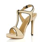 Suede Stiletto Heel Slingbacks Sandals With Buckle (087017929)