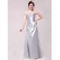 Sheath Sweetheart Floor-Length Charmeuse Evening Dress With Ruffle (017014011) Sheath Sweetheart Floor-Length Charmeuse Evening Dress With Ruffle (017014011)