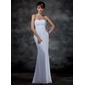Mermaid Sweetheart Floor-Length Chiffon Evening Dress With Ruffle (017022546)