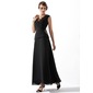 A-Line/Princess V-neck Ankle-Length Chiffon Mother of the Bride Dress With Ruffle Beading (008005756)