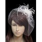 Beautiful Flannelette With Net/Tulle Women's Wedding Fascinators (042024901) Beautiful Flannelette With Net/Tulle Women's Wedding Fascinators (042024901)