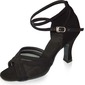 Silk Heels Latin Dance Shoes With Buckle (053021896) Silk Heels Latin Dance Shoes With Buckle (053021896)